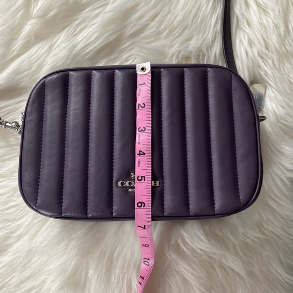 Coach Jess - Quilted Leather -Silver Amethyst Bag - Picture 4 of 9